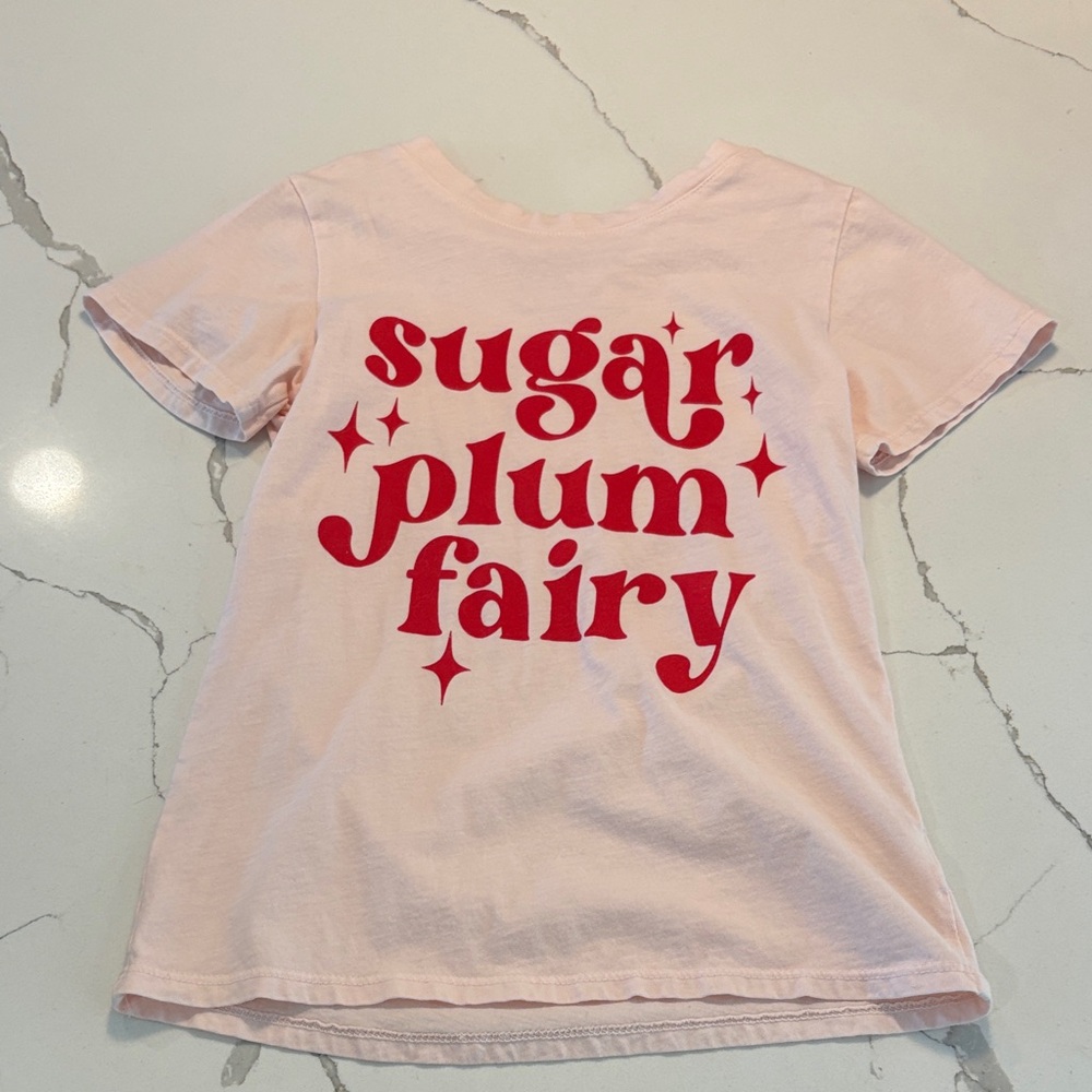 Sugar Plum Fairy Kids Pink T-Shirt